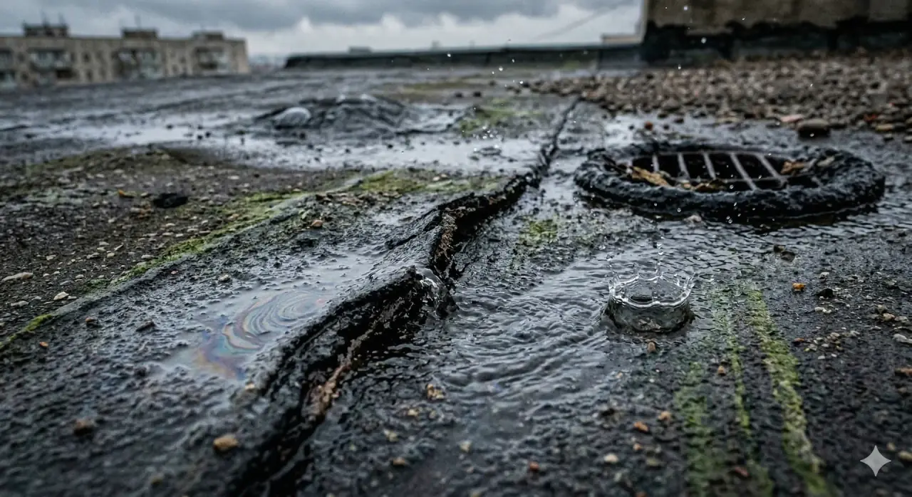 Устранение протечек кровли